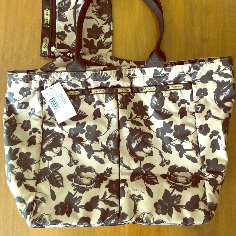 LeSportsac Floral Tote NWT